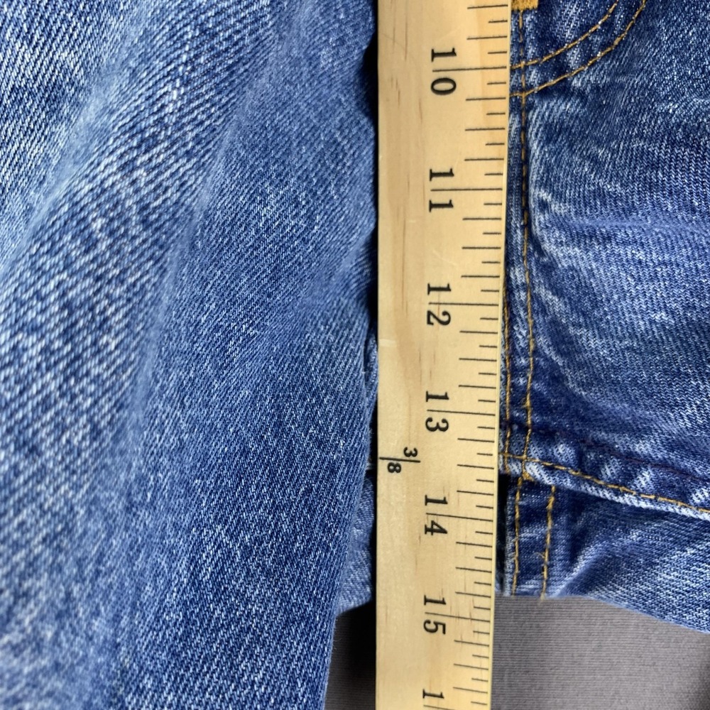 VTG Levis 40559 Jeans Mens 38x30 (Fits 36x29) Blue Straight Denim Orange Tab 80s - Picture 13 of 16